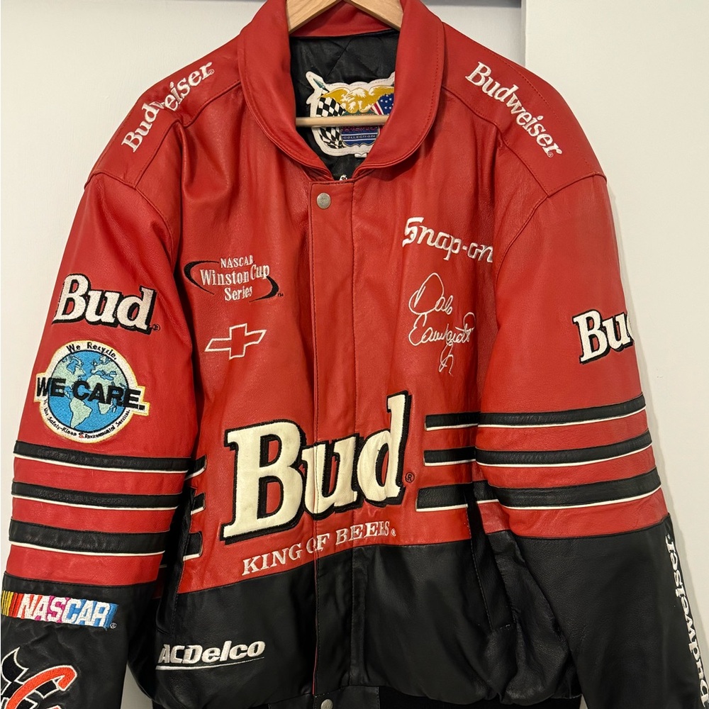 VTG Jeff Hamilton Racing Collection Dale Earnhardt Jr. Budweiser Nascar Jacket